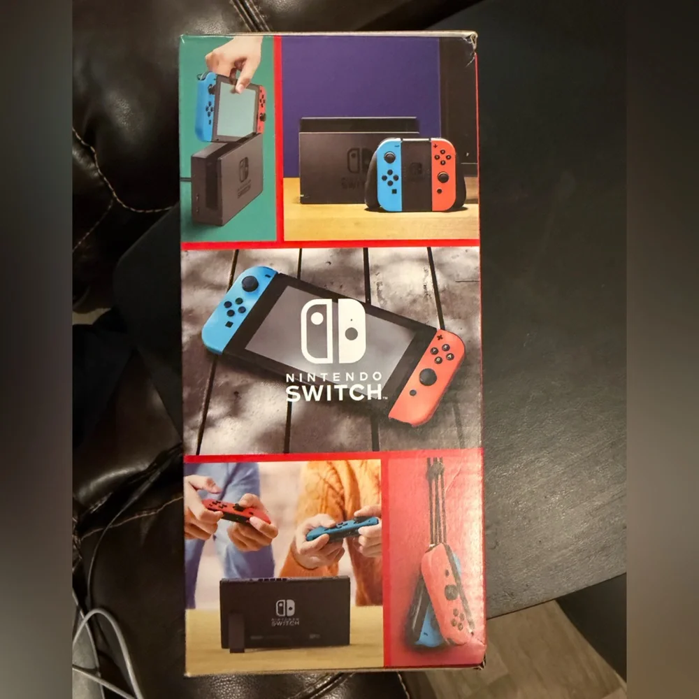 Nintendo Switch Console with Red and Blue Joy-Con (Brand new, never opened.)